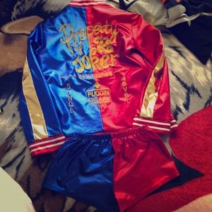 Harlow Quinn costume flash 🎉🧡🖤